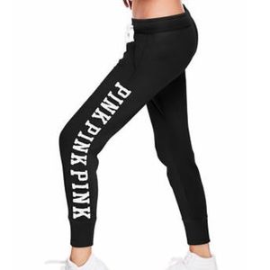 (PINK) black-joggers